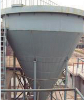 High efficiency cone thickener